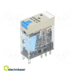 Relay: electromagnetic; DPDT; Ucoil: 24VDC; 5A/250VAC; 5A/30VDC