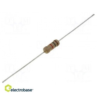 Resistor: carbon film | THT | 1.8k? | 2W | ±5% | Ø4.2x11mm | axial
