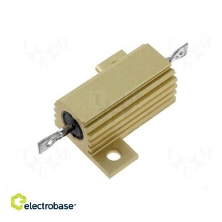 Resistor: wire-wound; with heatsink; screw; 6.8?; 25W; ±5%