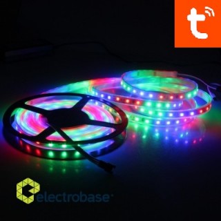 WIFI Colorful RGB 150LEDs 12V LED Strip set 5 meters with remote control and control unit