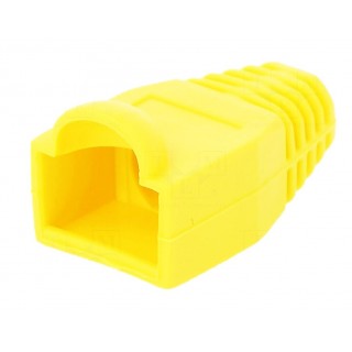Boot for RJ 45 plug/ YELLOW colour, Nordmark Structured LAN Cabling system