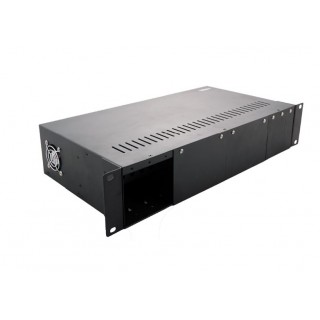 19' rack for 14 media converters/ 2x220V/ 4 coolers