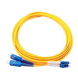 Соединительный кабель SC/UPC-LC/UPC, одномодовый, дуплексный, LSZH, 1м