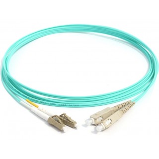 SC-LC Optiskais komutācijas kabelis duplex, MM, Multimode OM3, 50/125, 2.0m/ LSZH