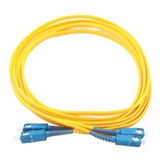 Fibre Optic patch cord SC/UPC-SC/UPC CORNING fibre, Single Mode, Duplex, 3.0mm LSZH Yellow, 3M