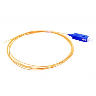 Fibre optic pigtail SC/UPC , Single Mode, Simplex, 0.9mm LSZH Yellow, 2M :: Packing 12pcs
