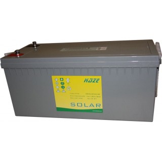 SOLAR Želejas (GEL) akumulators 12V 282Ah | 479x520x234-240x225mm | 63kg | Uzlādes strāva līdz 114A