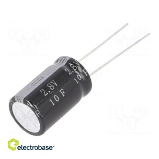 Kondensators: elektrolītiskais | superkondensators | 10F | 2.8VDC | ESR: 55 m?