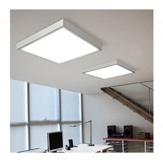 Plaster LED panel 600x600mm, 40W, 4000K white frame with Philips power supply unit