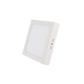 LED light panel. Square plasterboard panel 6W 4500K 120x120x40 with control unit