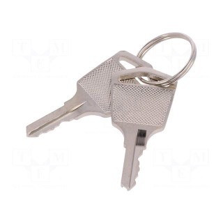 Slēdzis: atslēgas slēdzis | Stabl.pos:2 | Switch.method:OFF-ON | Atslēga: plakana