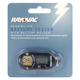 Hearing aid battery tester