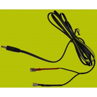 Forest | Trail camera Cable with connectors for connecting 12V or 6V external batteries.