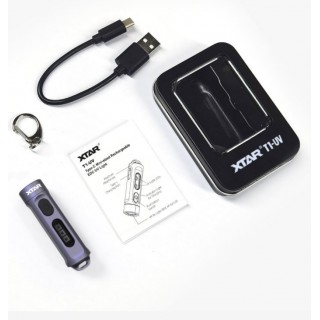 XTAR T1-UV keychain flashlight Cree 500Lum with UV light
