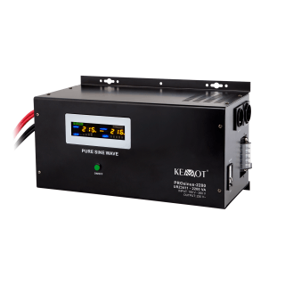 1600W, Pure Sine Wave Inverter - UPS, Backup Power for Heating Systems, Wall Mounting