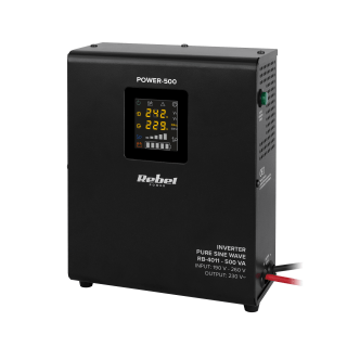 300W, Pure Sine Wave Inverter - UPS, Backup Power for Heating Systems, Wall Mounting