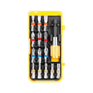 15 pieces screwdriver bit set with magnetic extension