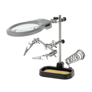 SOLDERING STAND - THIRD HAND with soldering iron stand