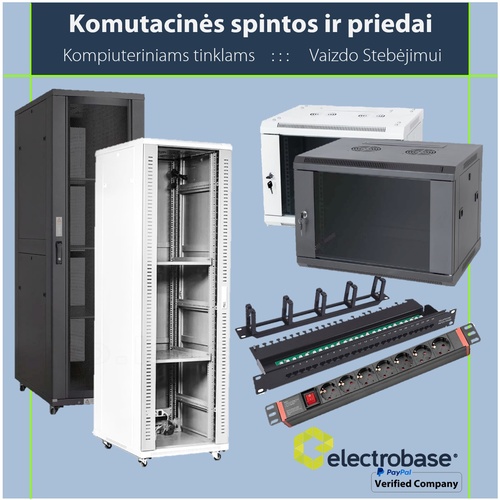 10" ir 19" Komutacinės Spintos