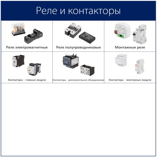 Реле и контакторы