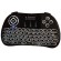 Savio KW-02 Wireless Mini Keyboard For  PC / PS4 / XBOX / Smart TV / Android + TouchPad Black (With Backlight) image 1