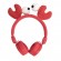 Forever AMH-100 Craby Universal Headphones For Childs With Cable 1.2m / LED Animal Ears image 1