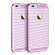 X-Fitted Plastic Case for Apple iPhone  6 / 6S Pink / Full Zebra paveikslėlis 1