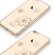 X-Fitted Aizmugurējais Plastikata Apvalks ar Swarovski Kristāliem Priekš Apple iPhone 6 / 6S Zelts / Atplaukst image 4