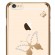 X-Fitted Aizmugurējais Plastikata Apvalks ar Swarovski Kristāliem Priekš Apple iPhone 6 / 6S Zelts / Klasisks Taurenis image 1