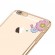 X-Fitted Aizmugurējais Plastikata Apvalks ar Swarovski Kristāliem Priekš Apple iPhone 6 / 6S Zelts / Ziedu Uzplaukums image 3