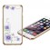 X-Fitted Aizmugurējais Plastikata Apvalks ar Swarovski Kristāliem Priekš Apple iPhone 6 / 6S Zelts / Orhidejas Feja image 3