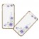 X-Fitted Aizmugurējais Plastikata Apvalks ar Swarovski Kristāliem Priekš Apple iPhone 6 / 6S Zelts / Orhidejas Feja image 5