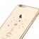 X-Fitted Aizmugurējais Plastikata Apvalks ar Swarovski Kristāliem Priekš Apple iPhone 6 / 6S Zelts / Zvaigžņu Debess image 2
