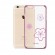X-Fitted Plastic Case With Swarovski Crystals for Apple iPhone  6 / 6S Pink / Blossoming image 2