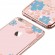 X-Fitted Plastic Case With Swarovski Crystals for Apple iPhone  6 / 6S Pink / Blue Flower image 4