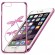 X-Fitted Plastic Case With Swarovski Crystals for Apple iPhone  6 / 6S Pink / Dragonfly image 1
