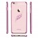 X-Fitted Plastic Case With Swarovski Crystals for Apple iPhone  6 / 6S Pink / Graceful leaf image 3