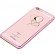 X-Fitted Plastic Case With Swarovski Crystals for Apple iPhone  6 / 6S Pink / Hearts image 1