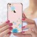 X-Fitted Пластиковый чехол С Кристалами Swarovski для Apple iPhone  6 / 6S Роза золото / Синие Цветы фото 5
