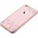 X-Fitted Пластиковый чехол С Кристалами Swarovski для Apple iPhone  6 / 6S Роза золото / Удачливый Цветок фото 2