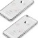 X-Fitted Aizmugurējais Plastikata Apvalks ar Swarovski Kristāliem Priekš Apple iPhone 6 / 6S Sudrabs / Atplaukst image 2
