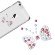 X-Fitted Plastic Case With Swarovski Crystals for Apple iPhone  6 / 6S Silver / Butterfly image 2
