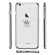 X-Fitted Aizmugurējais Plastikata Apvalks ar Swarovski Kristāliem Priekš Apple iPhone 6 / 6S Sudrabs / Kronis image 2
