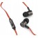 Gembird Metal London MHS-EP-LHR Universal Headsets with Microphone Black - Red paveikslėlis 1