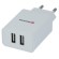 Swissten Smart IC Travel Charger 2x USB 2.1А with USB-C Cable 1.2 m paveikslėlis 2