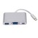 RoGer Multimedia Adapter Type-C to VGA + USB / USB-C paveikslėlis 2