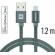 Swissten MFI Textile Fast Charge 3A Lightning Data and Charging Cable 1.2m paveikslėlis 1