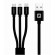 Swissten Textile Universal 3in1 USB-C / Lightning Data MFI / MircoUSB-кабель / 1.2м фото 1