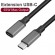 RoGer USB-C Extension Cable Pagarinātāja kabelis 10Gbps / 1m / melns image 1