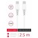 Swissten Power Delivery Data Cable USB-C to USB-C 5A (100W) 2.5m image 2